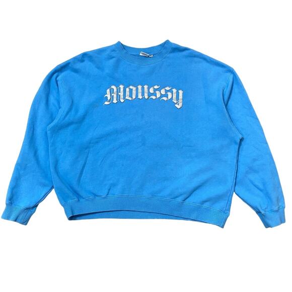 Moussy Old English Oversized Boxy Sweatshirt OS - Picture 1 of 9